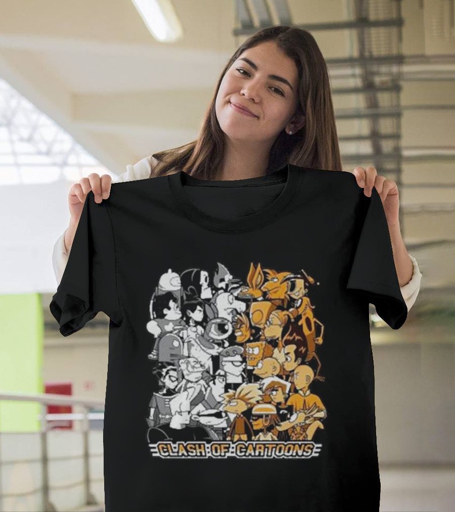 Clash Of Cartoons Battle T-Shirt
