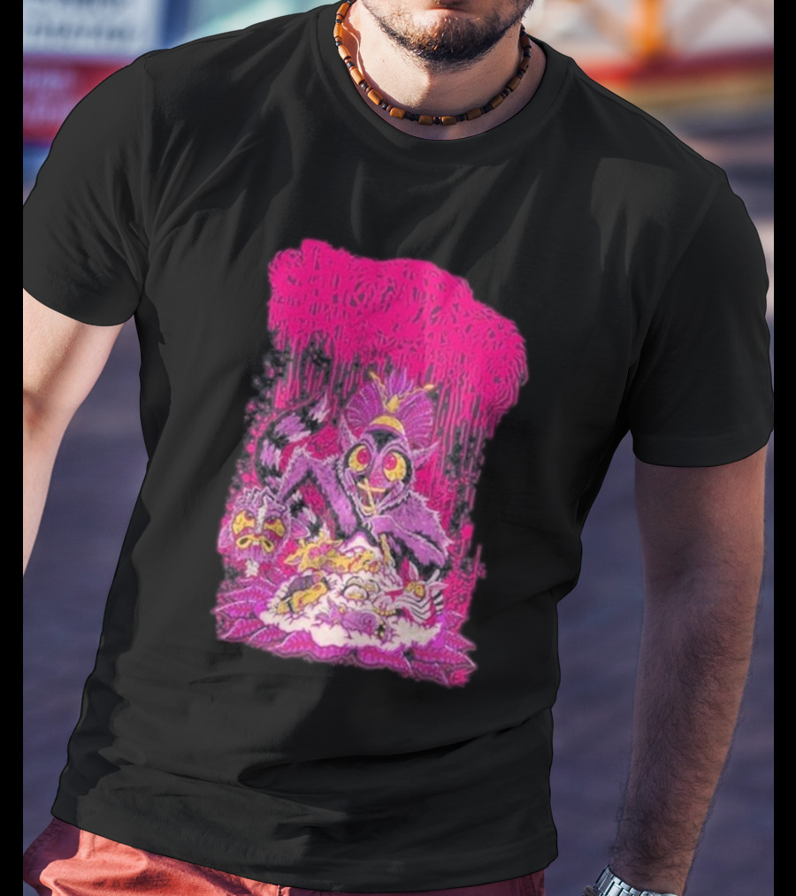 Madagascar I Like To Move It Move It Raccoon Painting T-Shirt