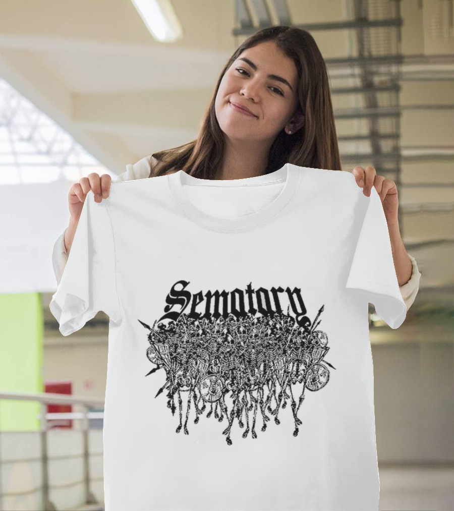 Sematary Skelling Tons Gothic Skeleton T-Shirt