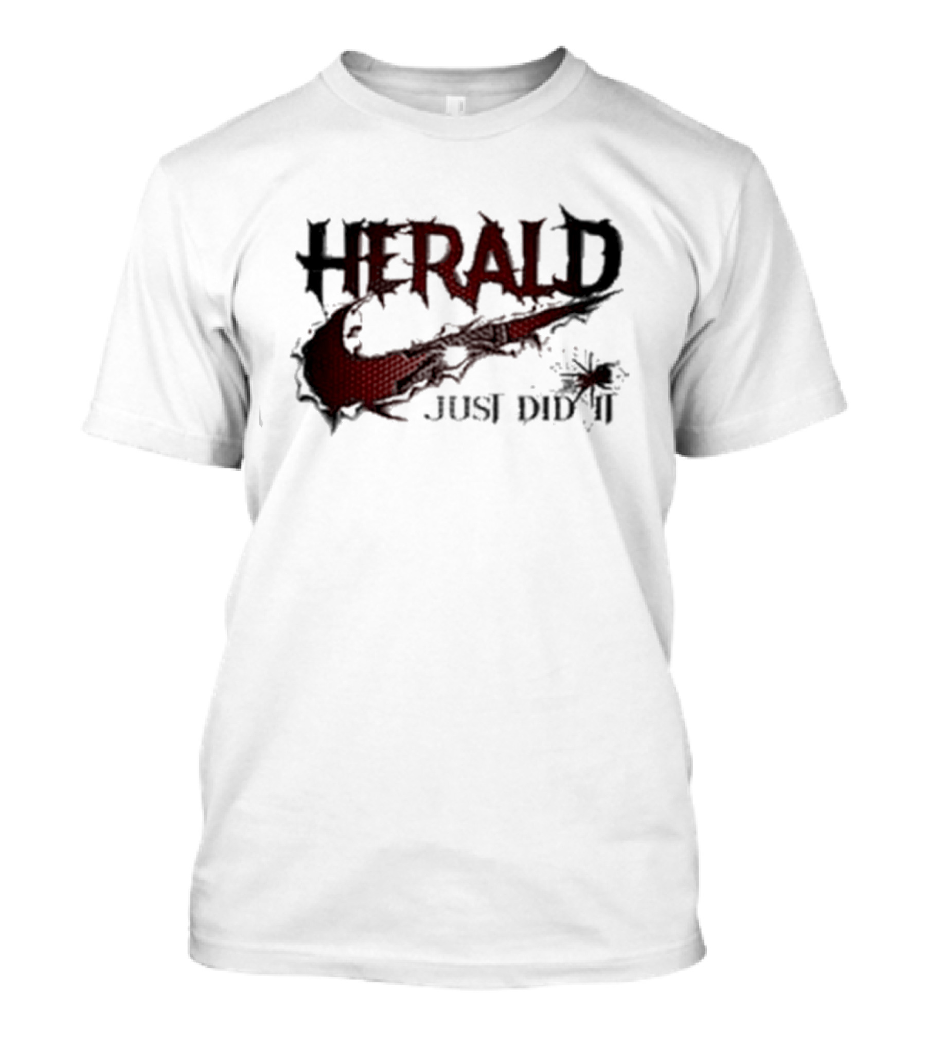 Herald Just Did It Dark Fantasy Red Sword T-Shirt