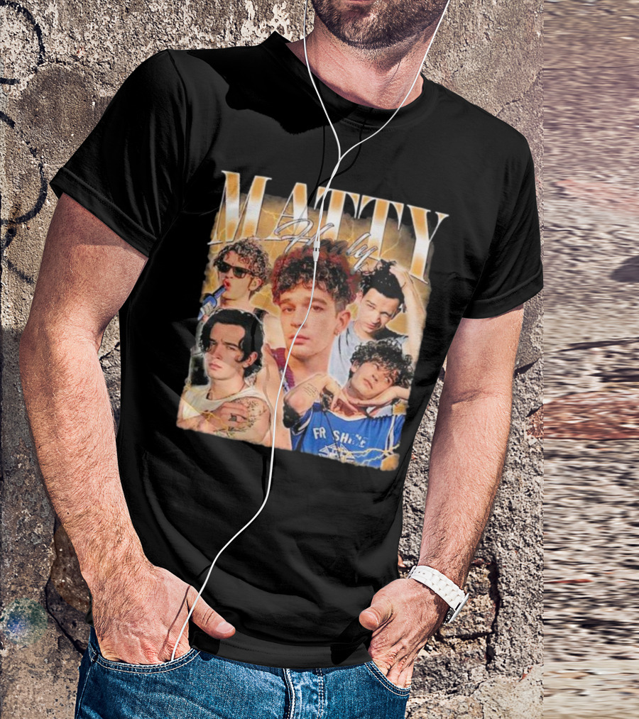 MATTY HEALY Collage Vintage Aesthetic T-Shirt
