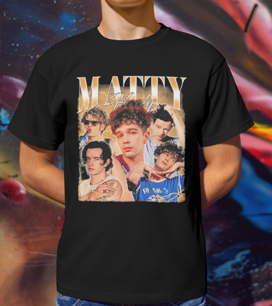 MATTY HEALY Collage Vintage Aesthetic T-Shirt