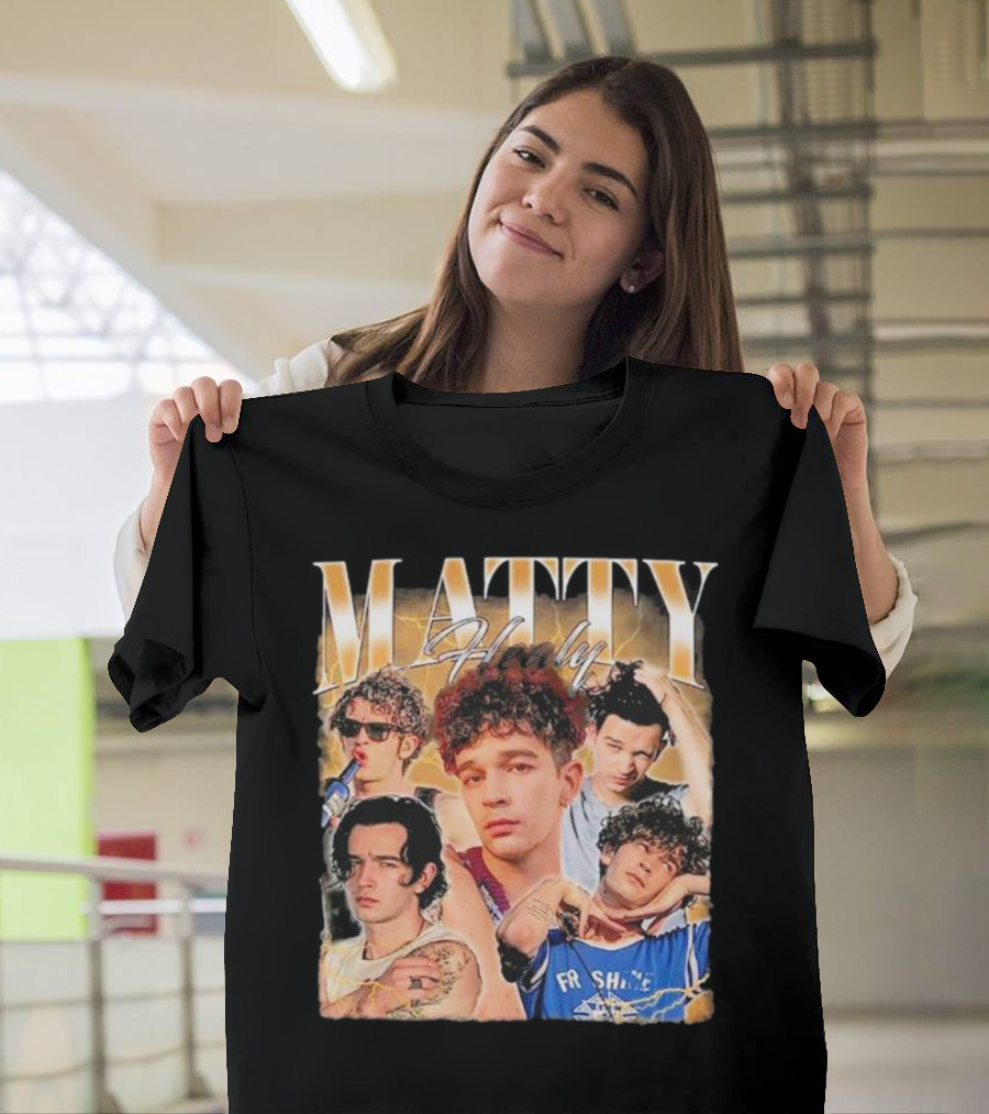 MATTY HEALY Collage Vintage Aesthetic T-Shirt