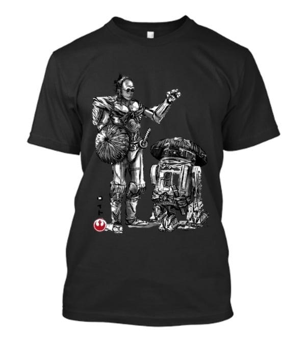 Samurai Droids Sumi-e Star Wars Rebels T-Shirt