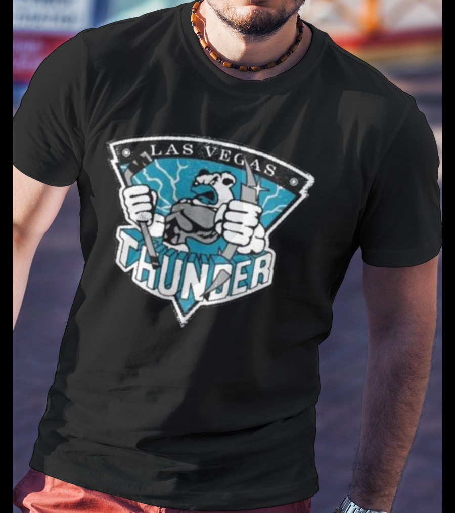 Las Vegas Thunder Hockey Polar Bear T-Shirt