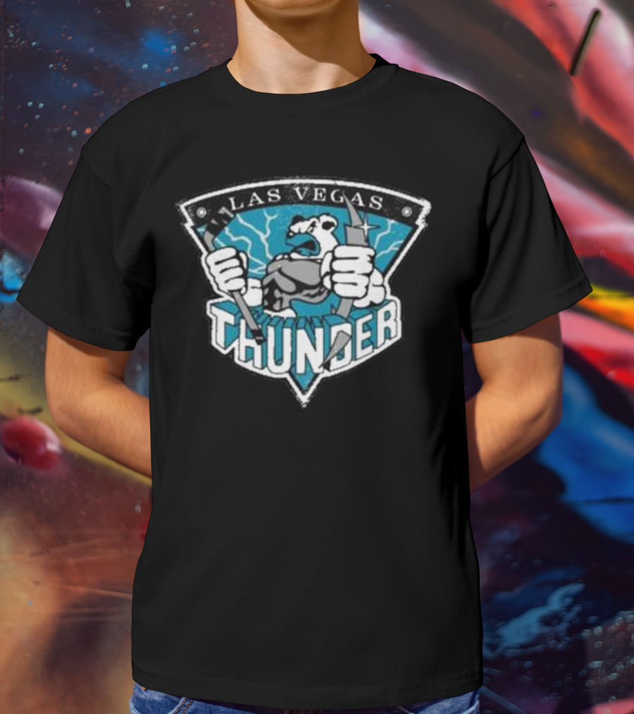 Las Vegas Thunder Hockey Polar Bear T-Shirt