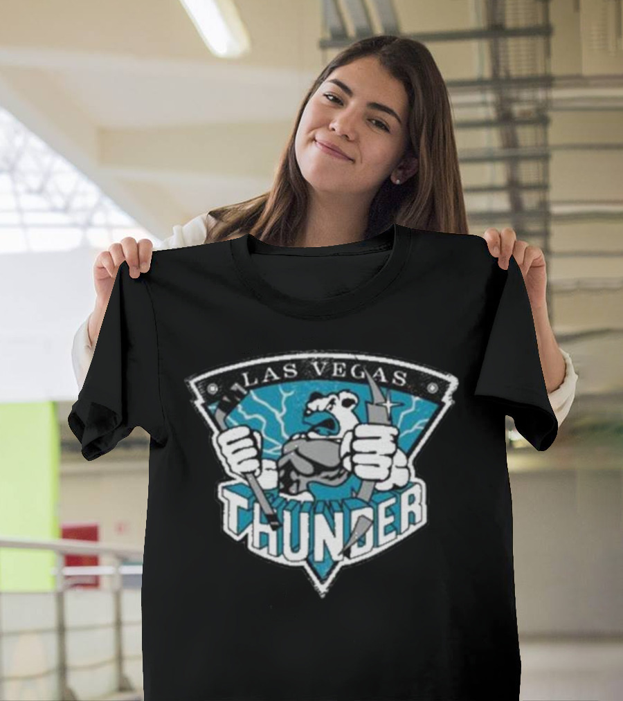 Las Vegas Thunder Hockey Polar Bear T-Shirt