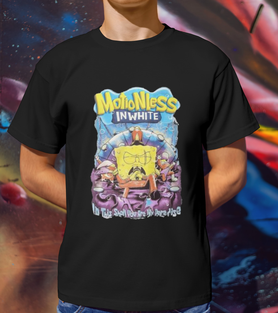Motionless In White In This Shell You Are My Paradise Spongebob T-Shirt