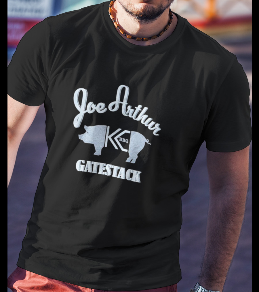 Joe Arthur KC BBQ Gatestack Pig T-Shirt