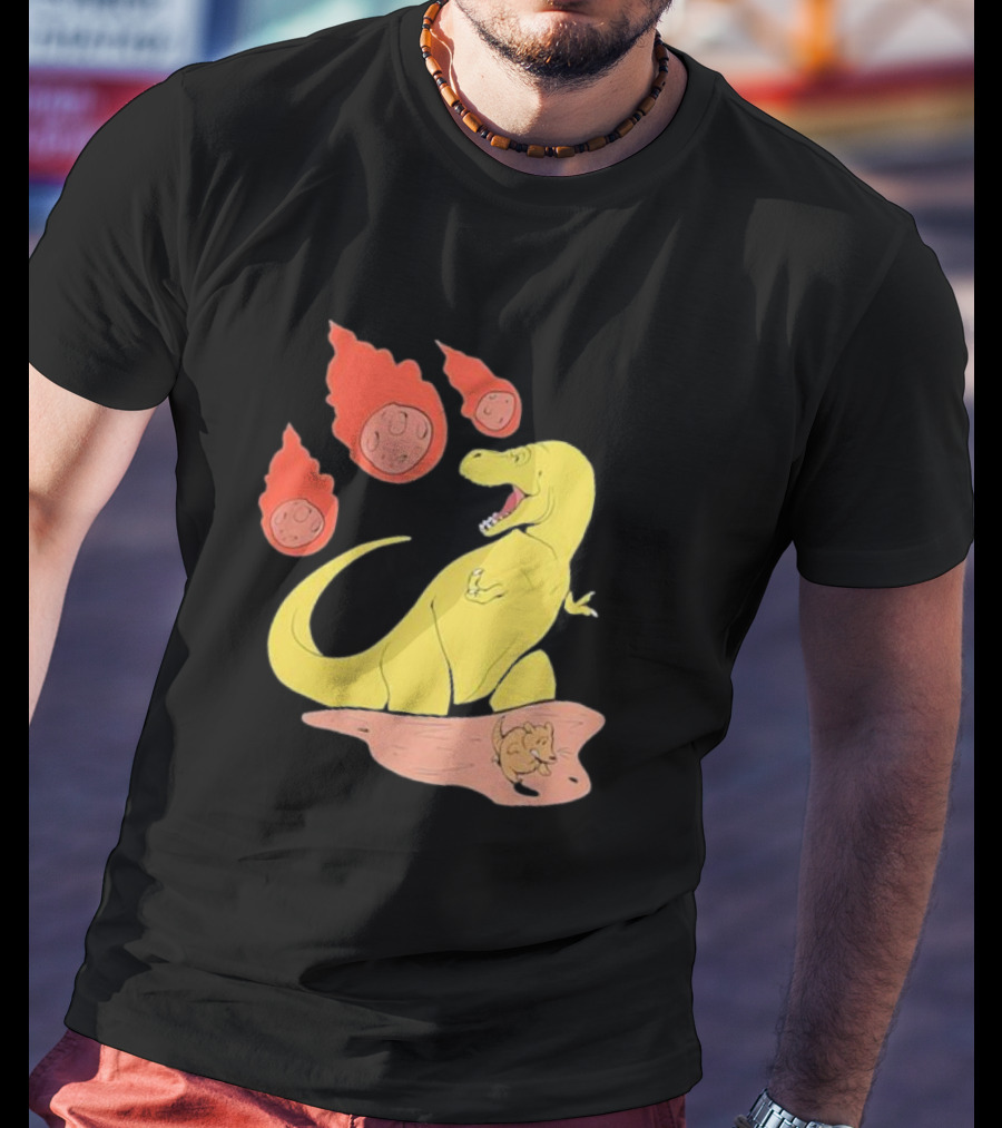 SMBC Dinosaur And Meteor Save Yourself Mammal T-Shirt
