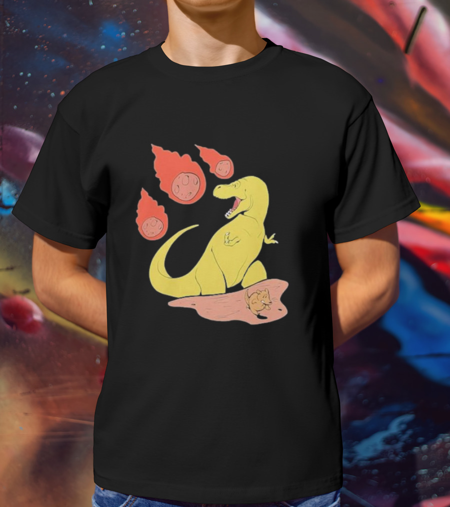 SMBC Dinosaur And Meteor Save Yourself Mammal T-Shirt
