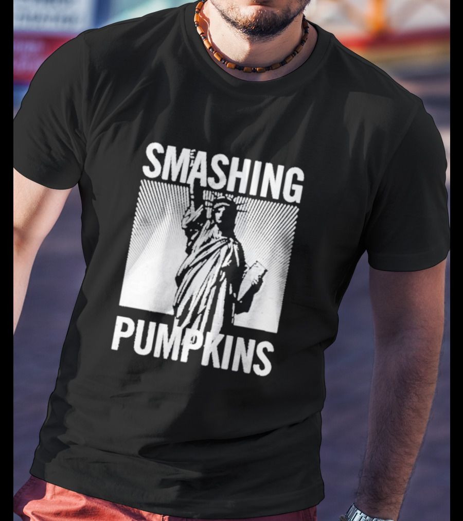 Smashing Pumpkins Statue Of Liberty Zeitgeist T-Shirt