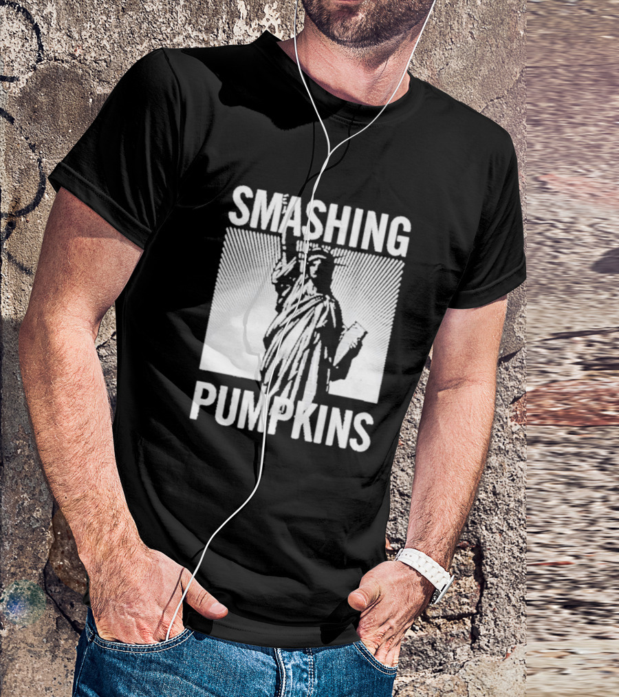Smashing Pumpkins Statue Of Liberty Zeitgeist T-Shirt