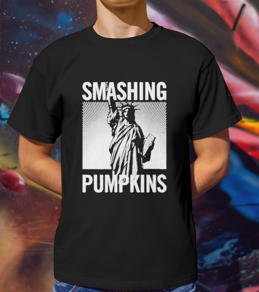 Smashing Pumpkins Statue Of Liberty Zeitgeist T-Shirt