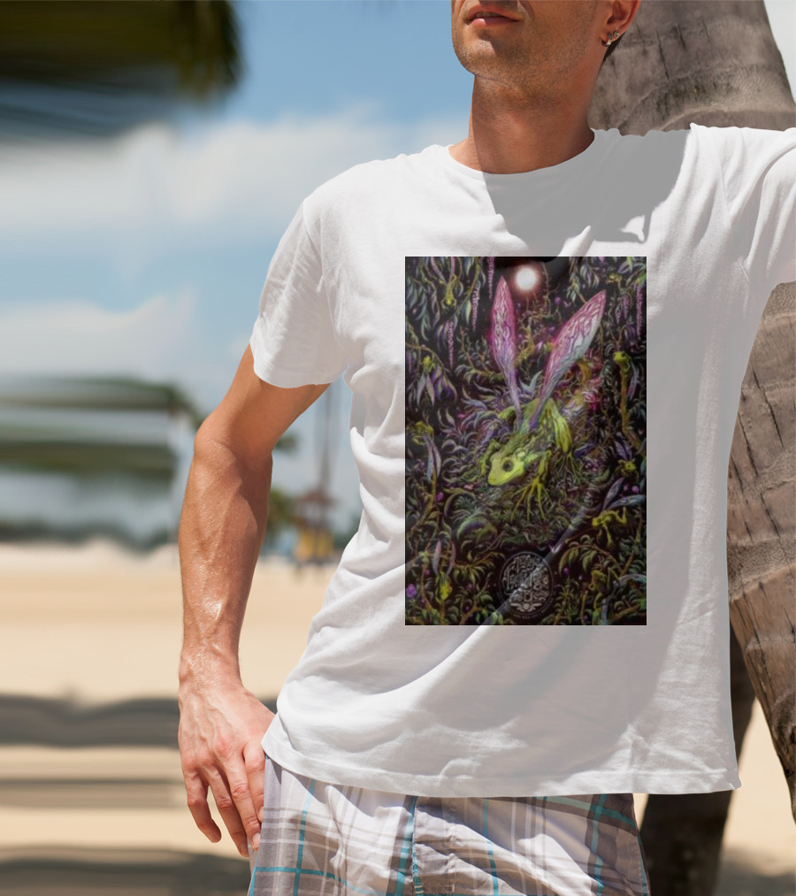 Les Claypool’s Fearless Flying Frog Brigade Psychedelic Creature Art Wheatland T-Shirt