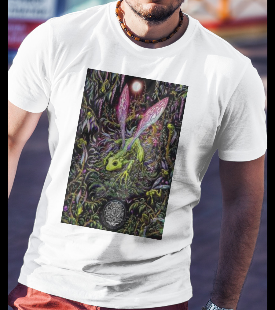 Les Claypool’s Fearless Flying Frog Brigade Psychedelic Creature Art Wheatland T-Shirt