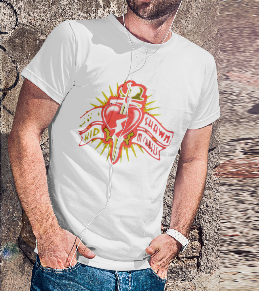 Shawn Michaels Heartbreak Kid Dagger Heart T-Shirt