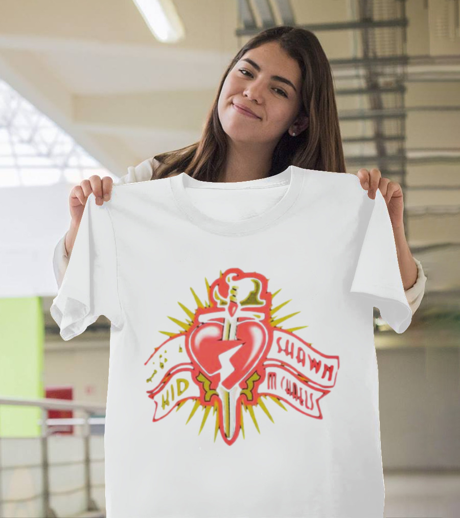 Shawn Michaels Heartbreak Kid Dagger Heart T-Shirt