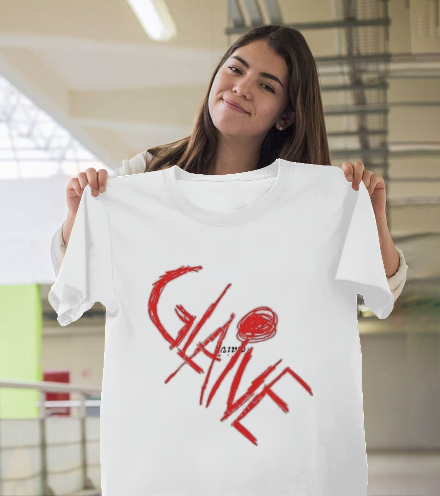 Glaive Red Brushstroke Burn Photo T-Shirt
