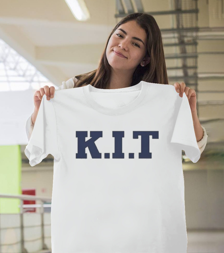 K.I.T Bold Dark Themed Apparel Concept T-Shirt