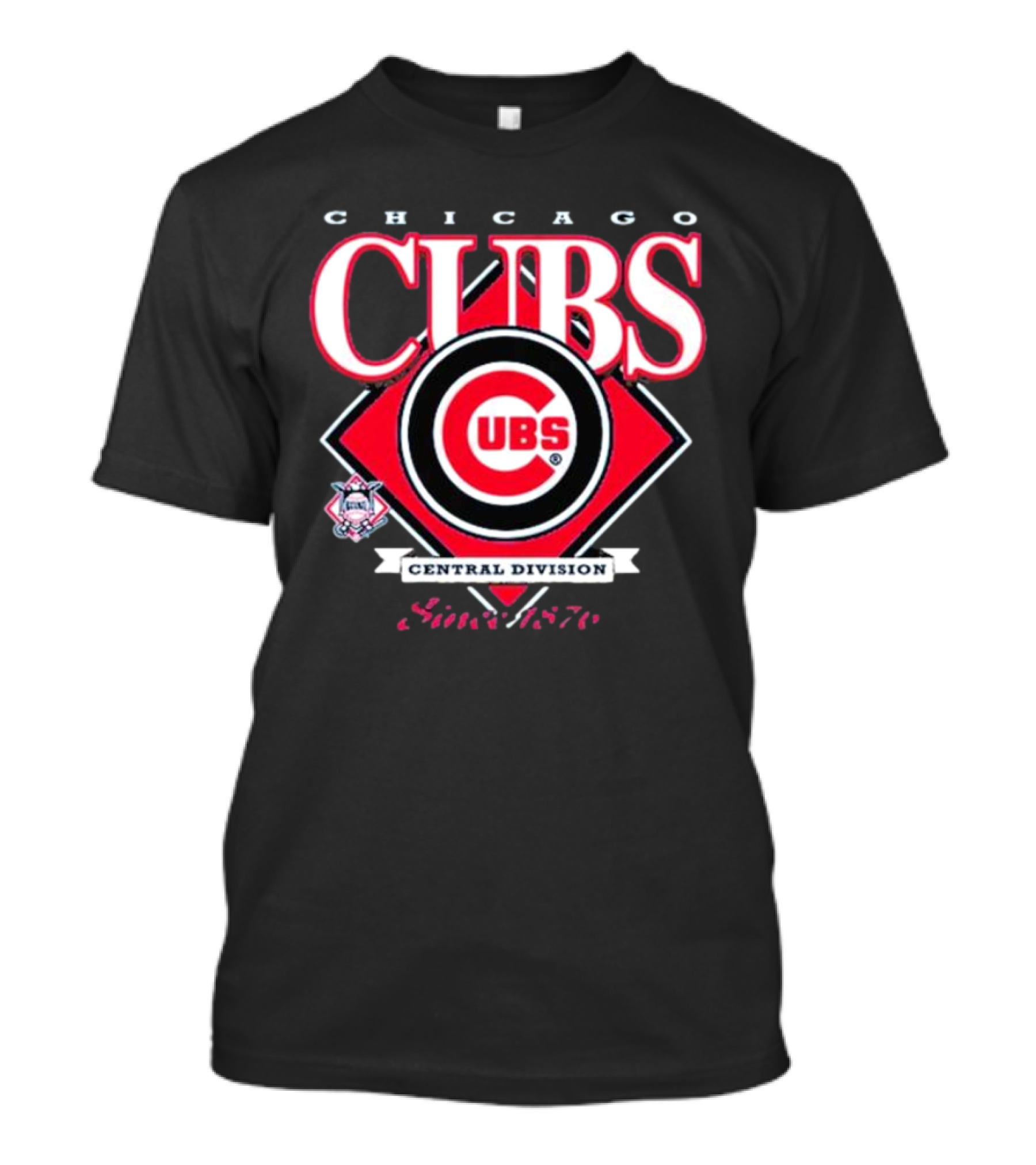 Chicago Cubs Central Division Since 1876 MLB New Era T-Shirt