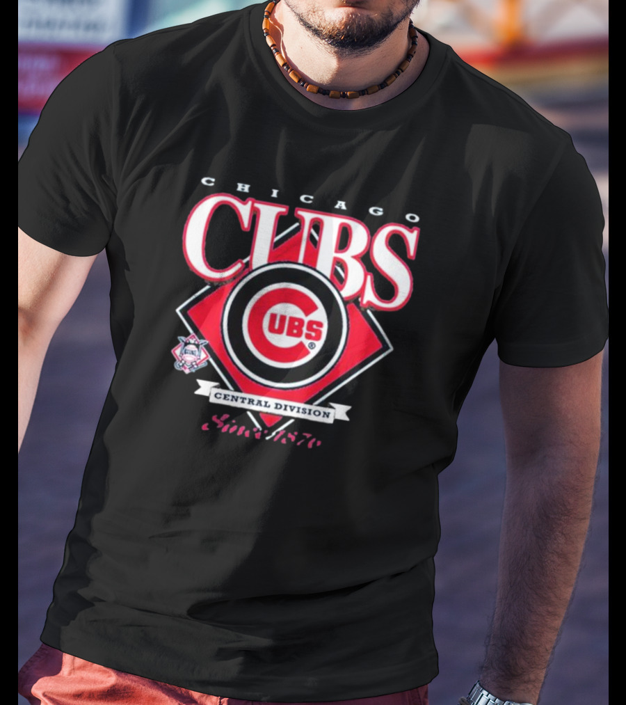 Chicago Cubs Central Division Since 1876 MLB New Era T-Shirt