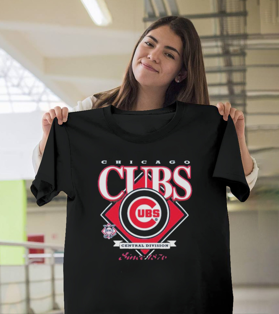 Chicago Cubs Central Division Since 1876 MLB New Era T-Shirt
