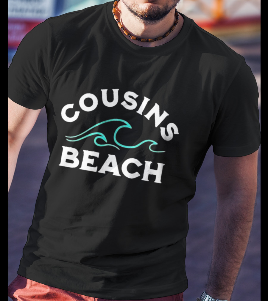Cousins Beach Ocean Waves Summer T-Shirt