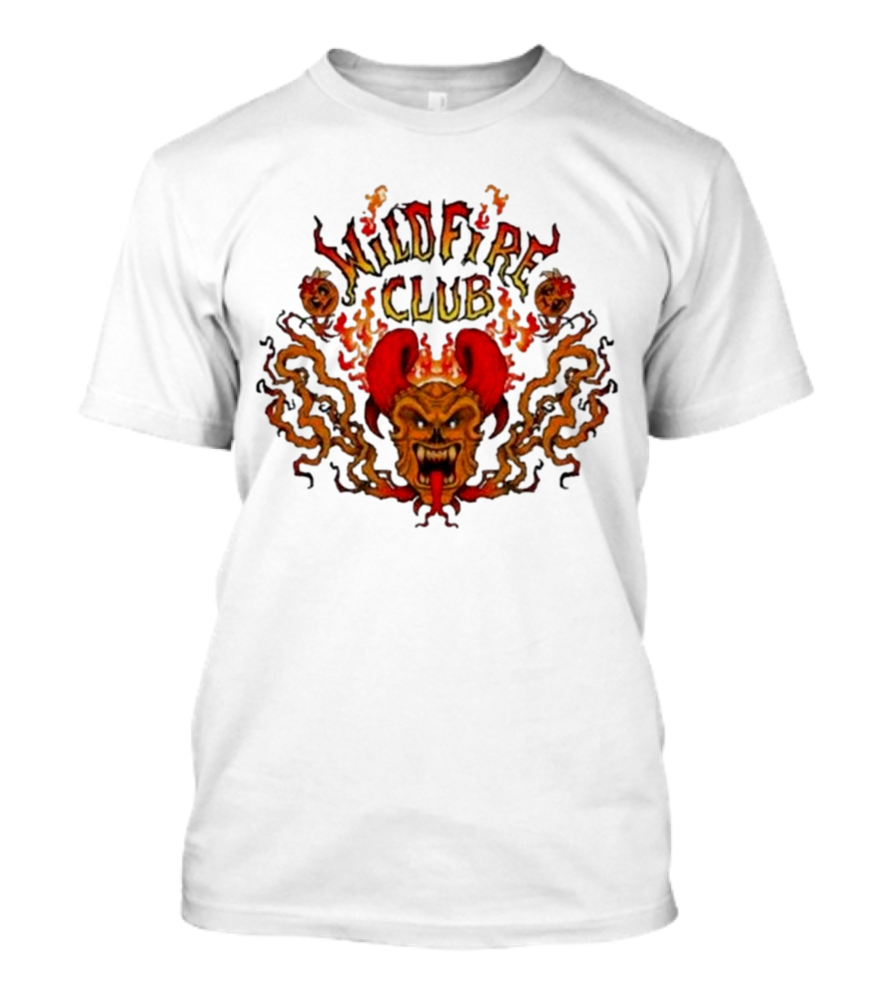 Wildfire Club Fiery Demon Emblem T-Shirt
