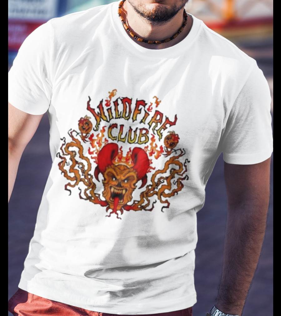 Wildfire Club Fiery Demon Emblem T-Shirt