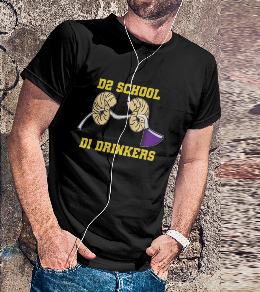 D2 School D1 Drinkers Kidney Funnel Party T-Shirt