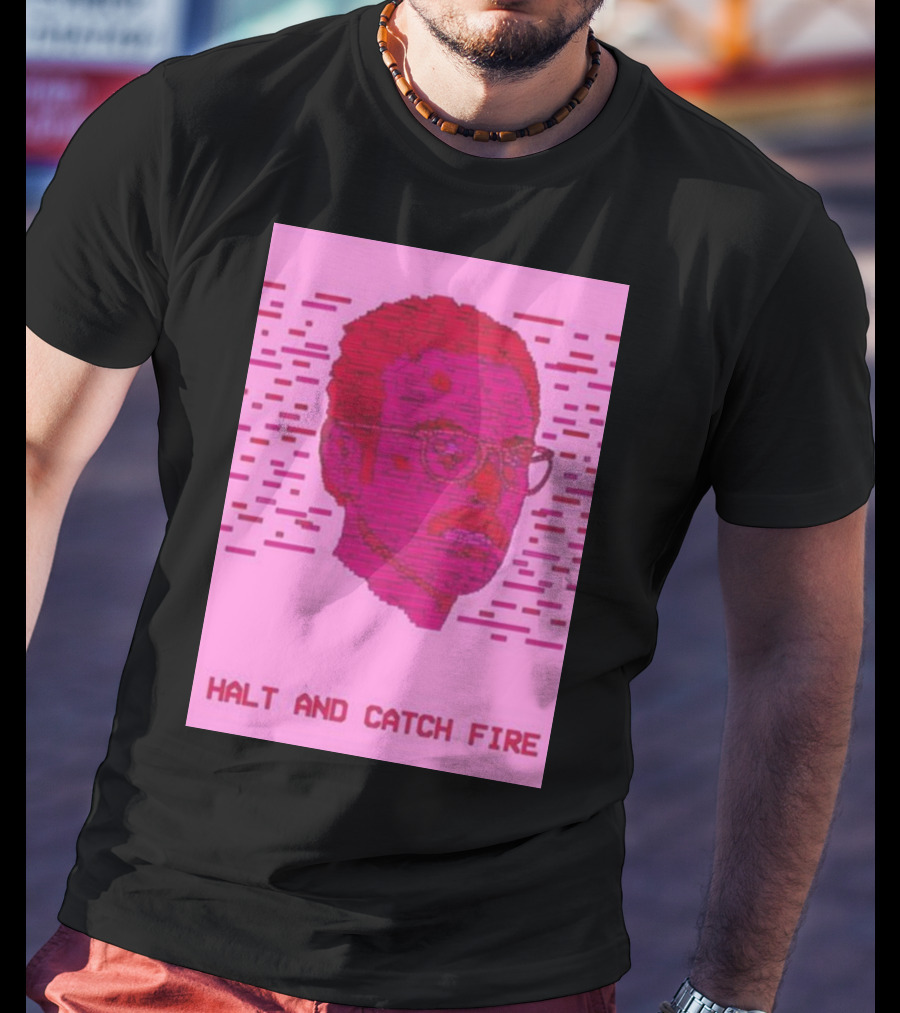 Halt And Catch Fire Retro Pixel T-Shirt