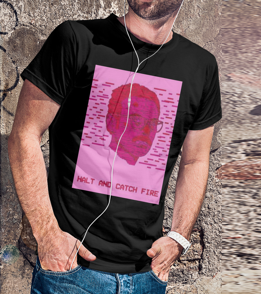 Halt And Catch Fire Retro Pixel T-Shirt