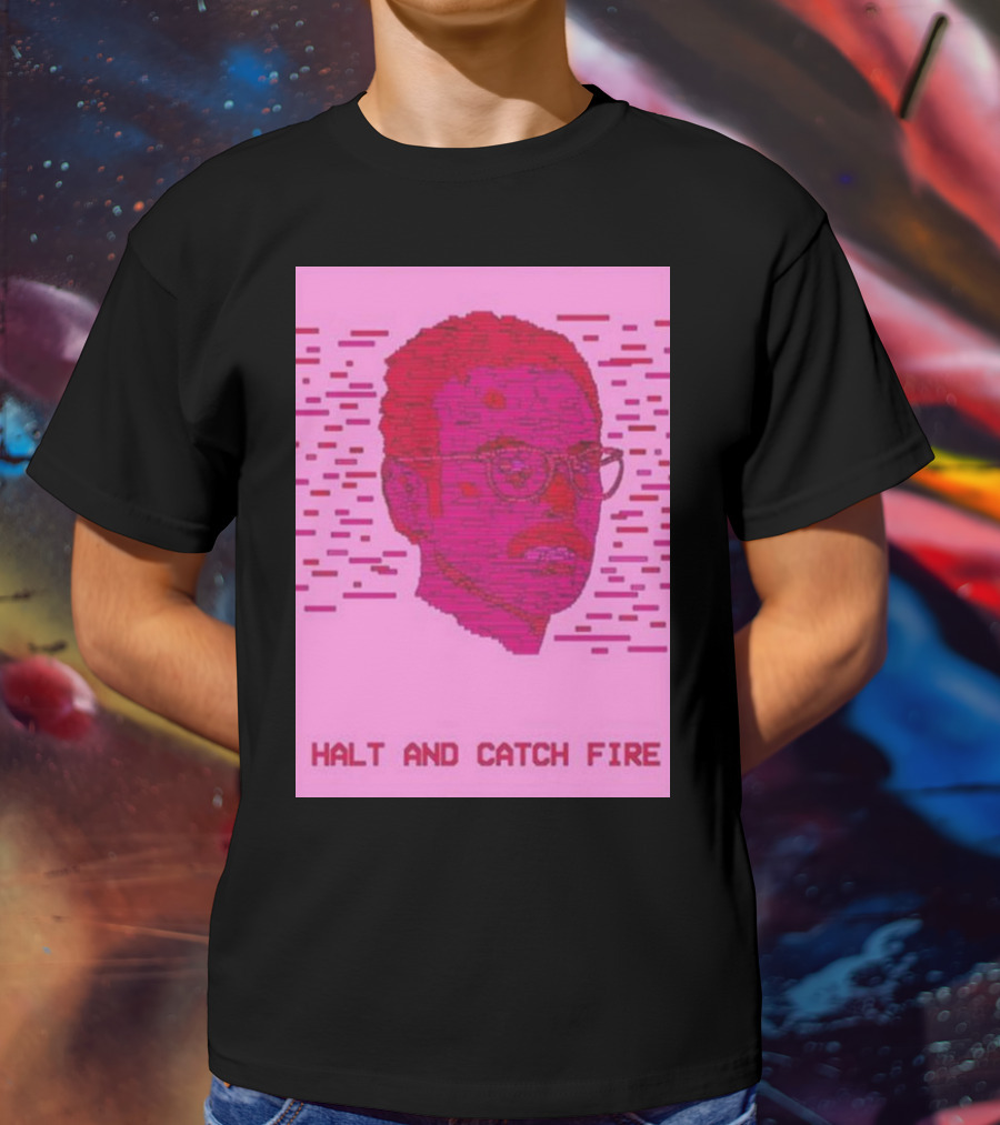 Halt And Catch Fire Retro Pixel T-Shirt