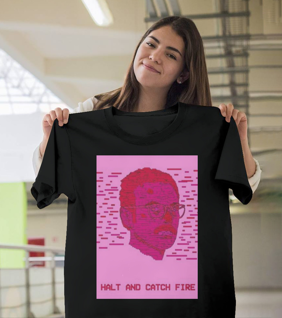 Halt And Catch Fire Retro Pixel T-Shirt