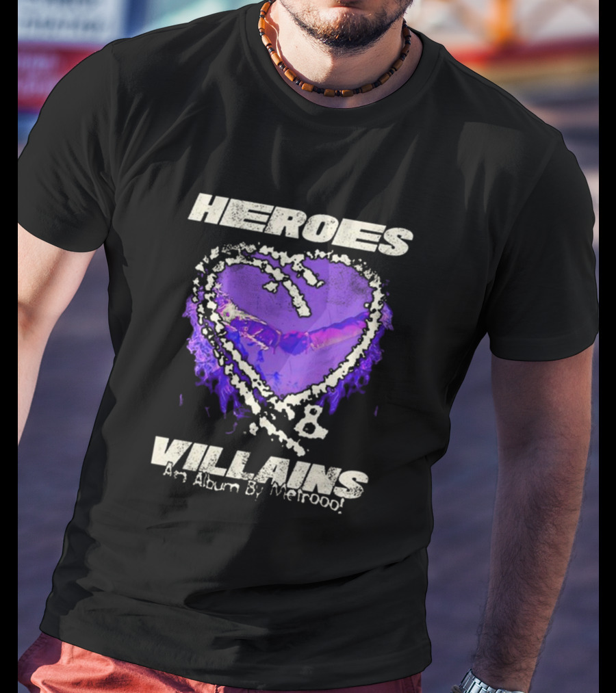 Heroes Villains An Album By Metrooooo  T-Shirt
