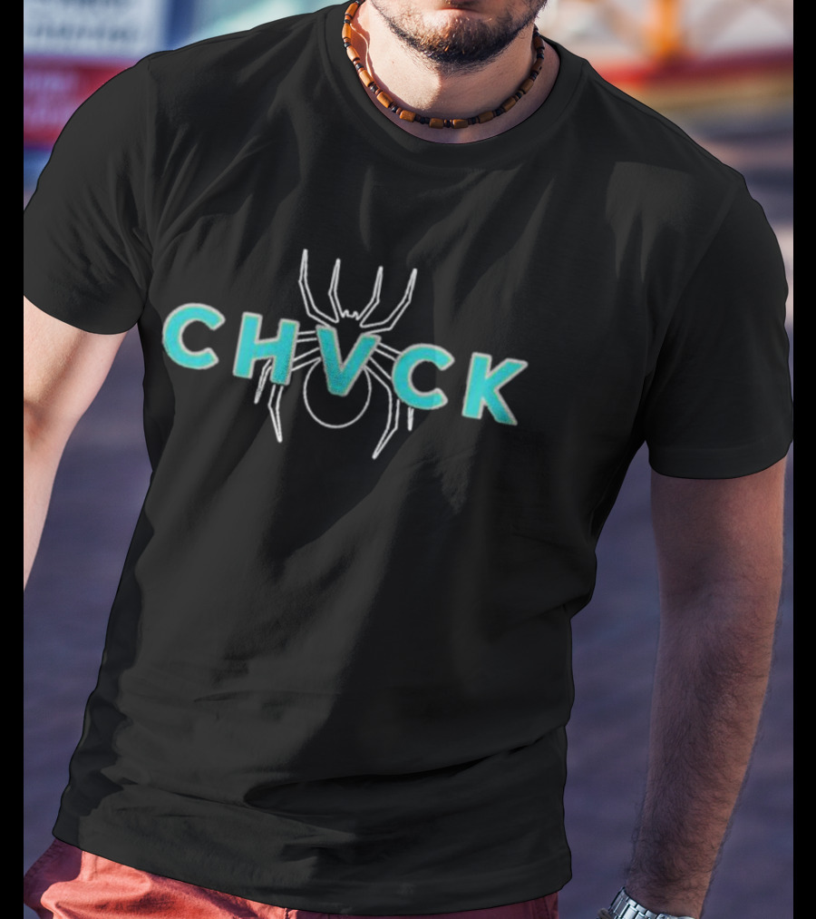 CHVCK Spider Typography T-Shirt