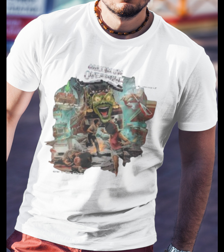Maximum Overdrive Killer Appliances Stand Off At The Dixie Boy Truck Chase T-Shirt