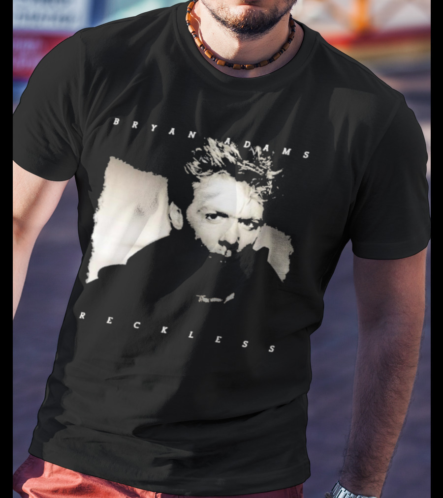 Bryan Adams Reckless Album Cover T-Shirt