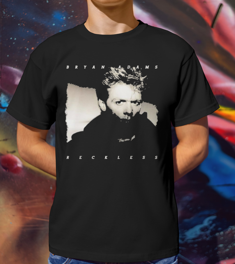 Bryan Adams Reckless Album Cover T-Shirt