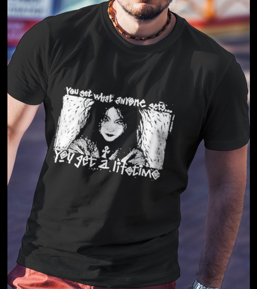 You Set What Anyone Gets You Get A Lifetime The Sandman Death Ankh T-Shirt