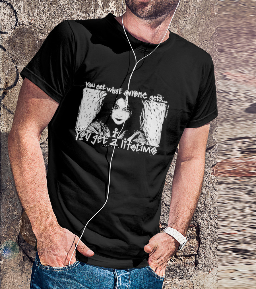 You Set What Anyone Gets You Get A Lifetime The Sandman Death Ankh T-Shirt