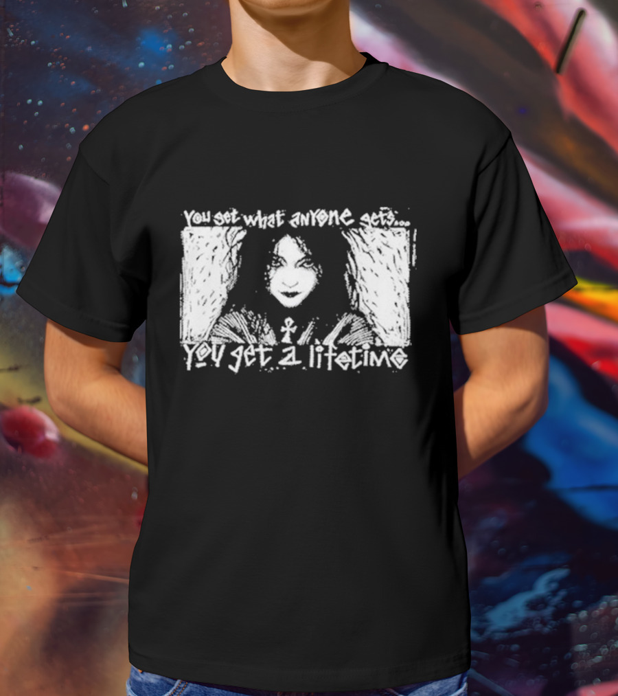 You Set What Anyone Gets You Get A Lifetime The Sandman Death Ankh T-Shirt