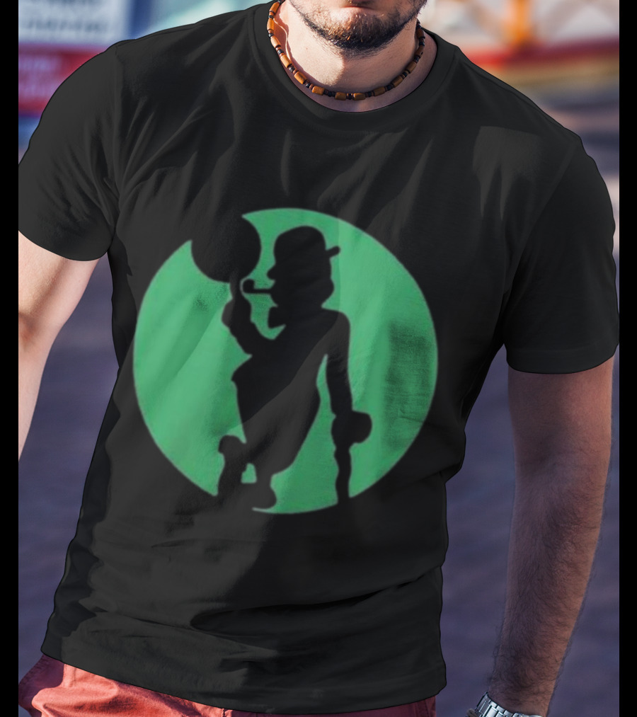 Boston Celtics Shamrock Silhouette Brand T-Shirt