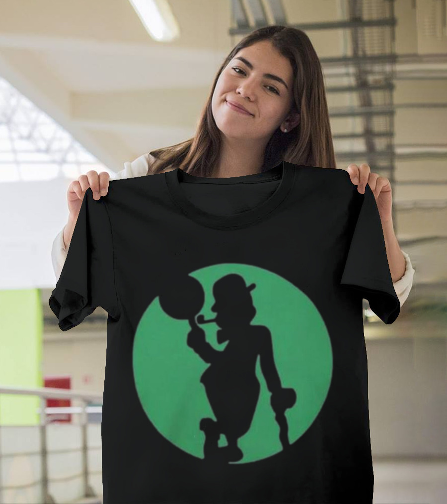 Boston Celtics Shamrock Silhouette Brand T-Shirt