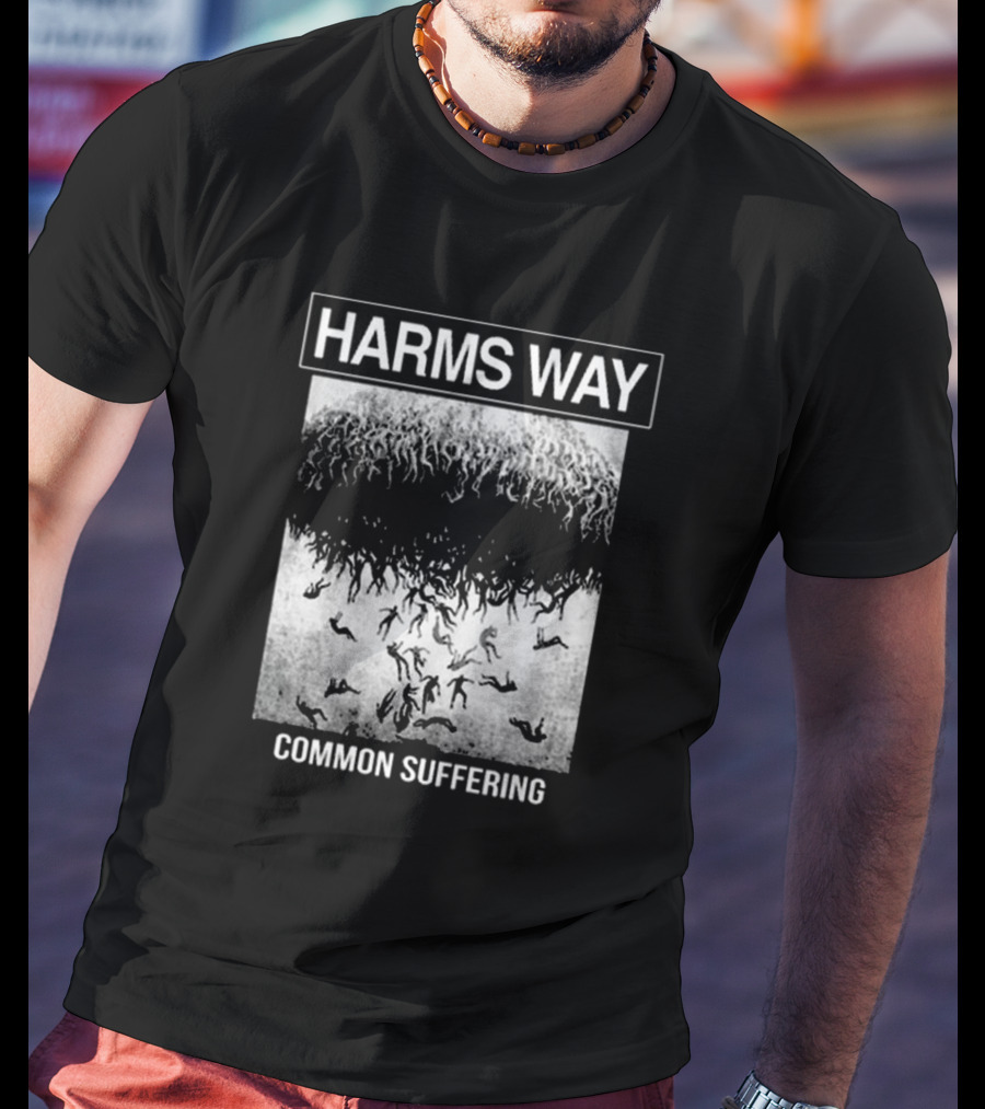 HARMS WAY Common Suffering Falling Figures T-Shirt