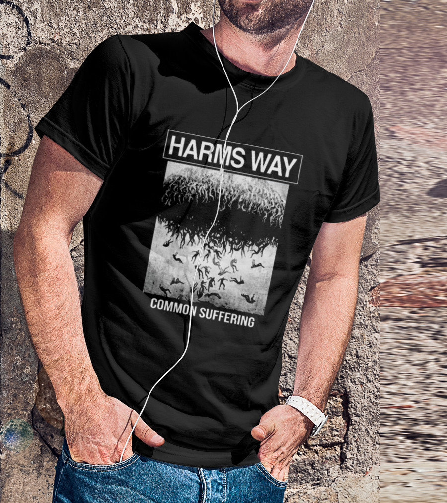 HARMS WAY Common Suffering Falling Figures T-Shirt