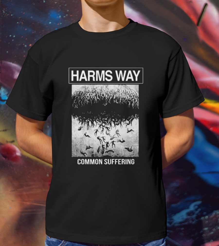 HARMS WAY Common Suffering Falling Figures T-Shirt