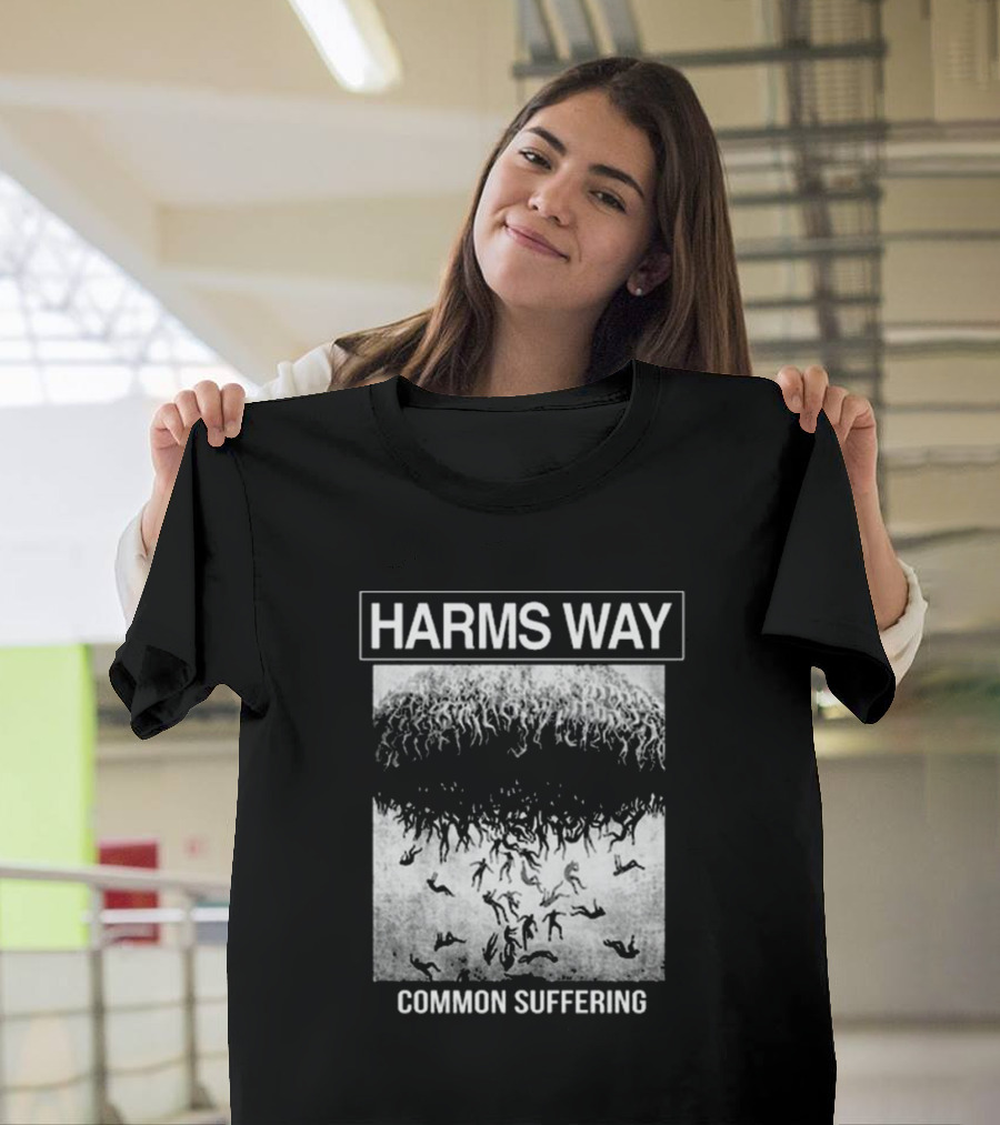 HARMS WAY Common Suffering Falling Figures T-Shirt