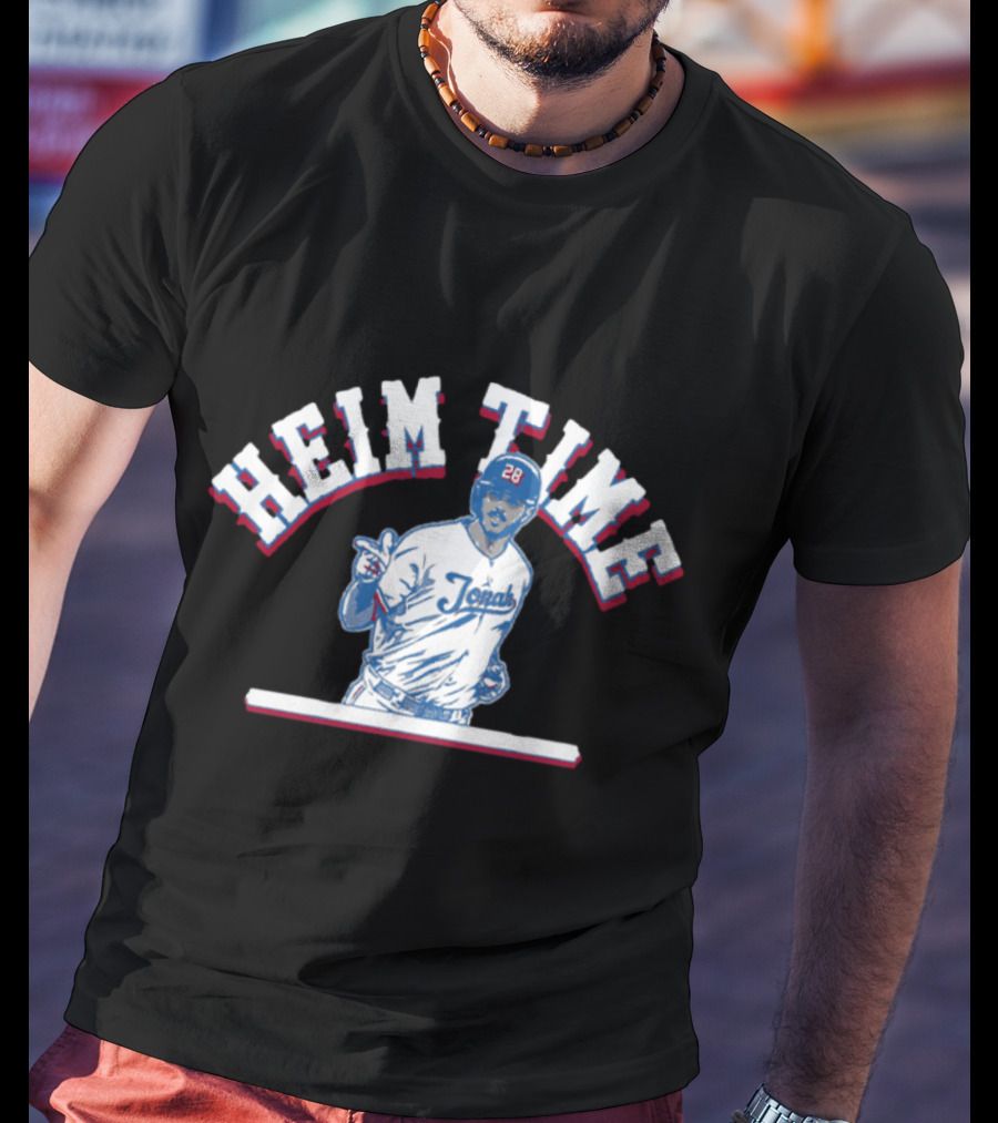 Heim Time Baseball Number 28 T-Shirt
